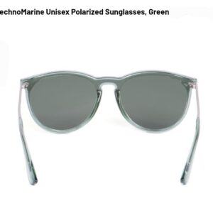 TechnoMarine Unisex Polarized Sunglasses, Green