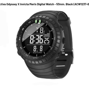 Activa Odyssey X Invicta Men's Digital Watch - 53mm. Black