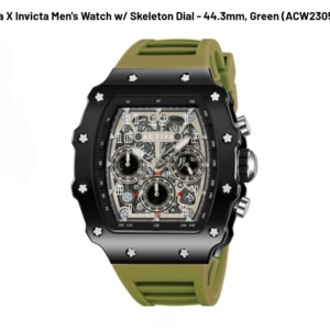 Activa X Invicta Men's Watch w/ Skeleton Dial - 44.3mm, Green