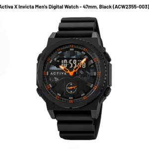 Activa X Invicta Men's Digital Watch - 47mm, Black
