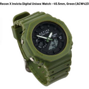 Activa Recon X Invicta Digital Unisex Watch - 45.5mm, Green