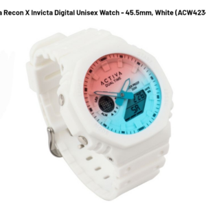 Activa Recon X Invicta Digital Unisex Watch - 45.5mm, White