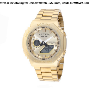 Activa X Invicta Digital Unisex Watch - 45.5mm, Gold