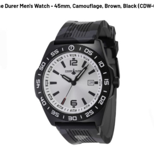 Chase Durer Men's Watch - 45mm, Camouflage, Brown, Black