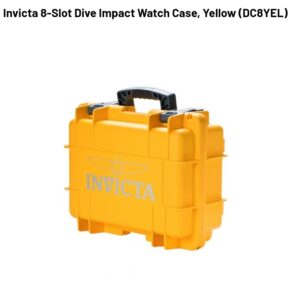 Invicta 8-Slot Dive Impact Watch Case, 1837, Yellow