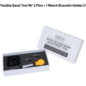 Invicta Flexible Band Tool W/ 2 Pins + 1 Watch Bracelet Holder