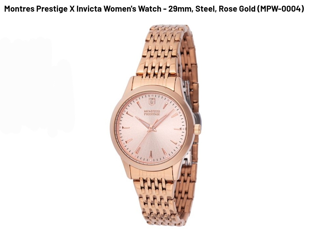 Montres Prestige X Invicta Women's Watch - 29mm, Steel, Rose Gold - Image 2