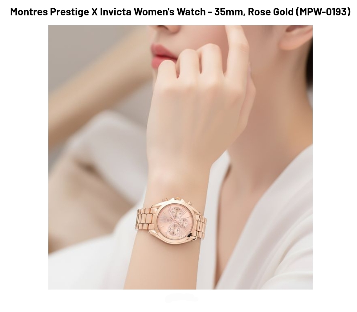 Montres Prestige X Invicta Women's Watch - 35mm, Rose Gold - Image 2