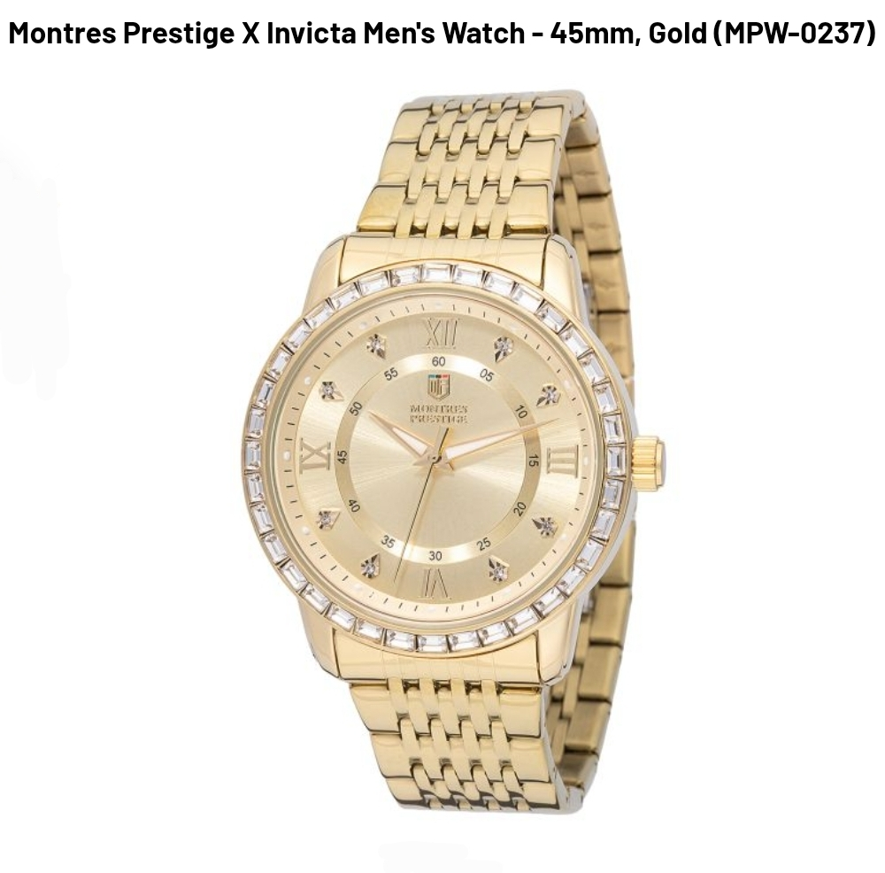 Montres Prestige X Invicta Men's Watch - 45mm, Gold