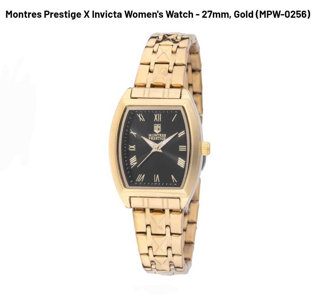 Montres Prestige X Invicta Women's Watch - 27mm, Gold