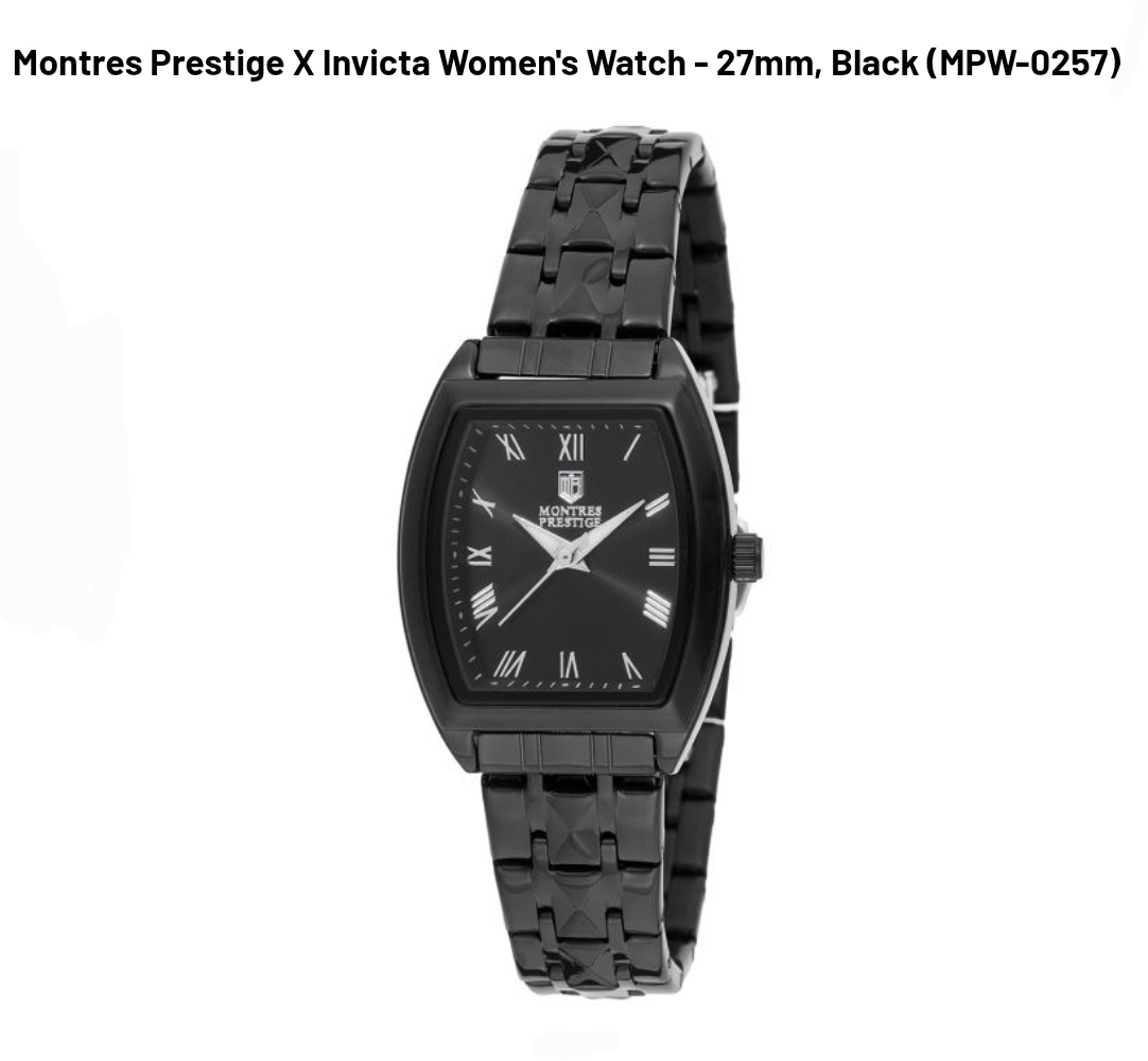 Montres Prestige X Invicta Men's Watch - 27mm, Black
