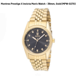 Montres Prestige X Invicta Men's Watch - 38mm, Gold