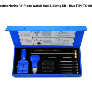 TechnoMarine 12-Piece Watch Tool & Sizing Kit - Blue