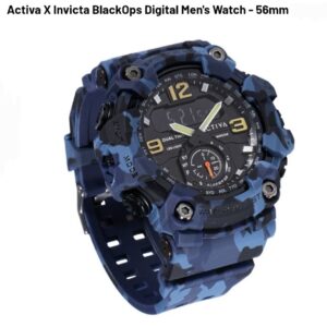 Activa X Invicta BlackOps Digital Men's Watch - 56mm  ACW1637-003