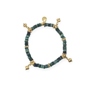 Emerald Heart Bracelet