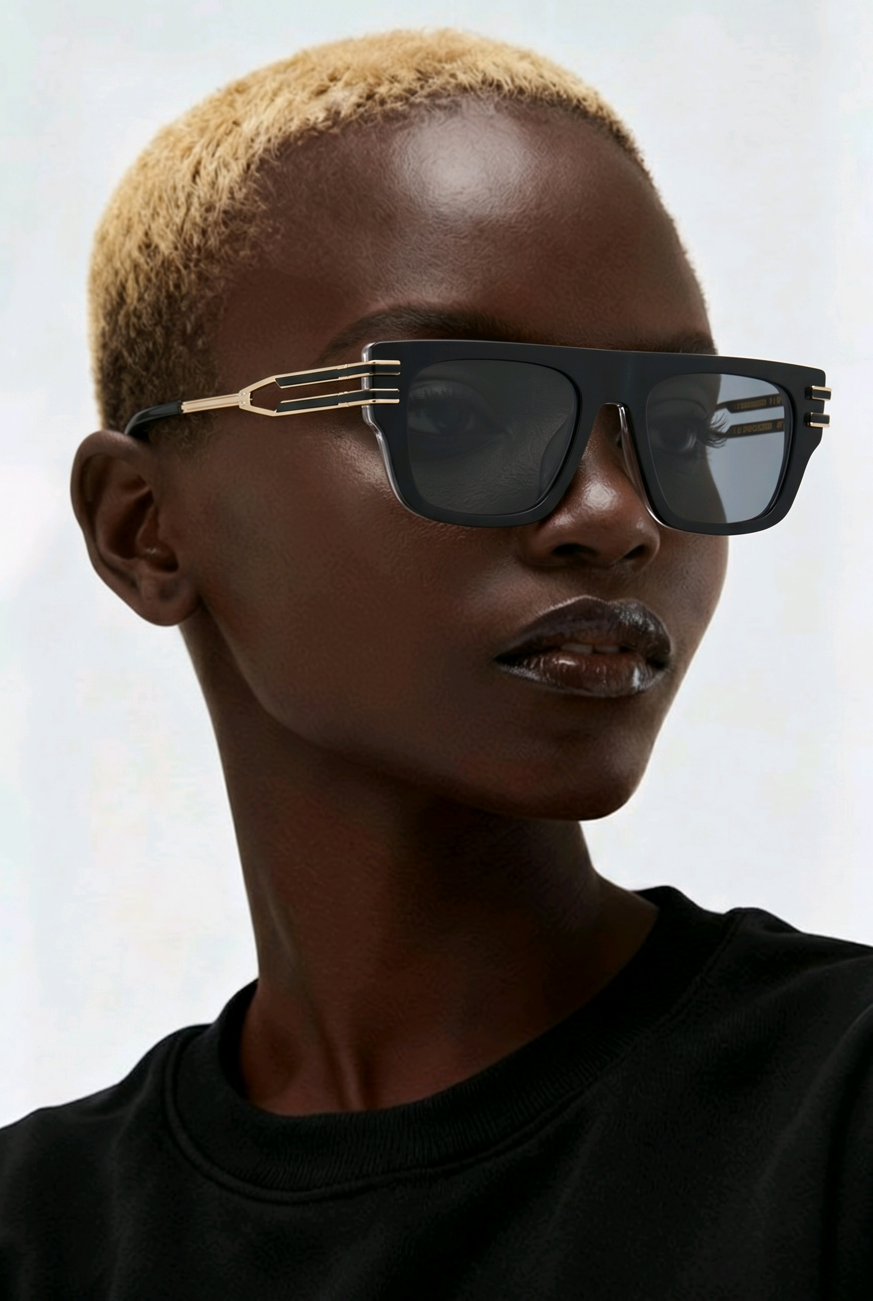 Carolina Lemke Berlin Eyewear - Kick Black, Shiny + Free Luxury Premium Case (CL3250-01) - Image 2