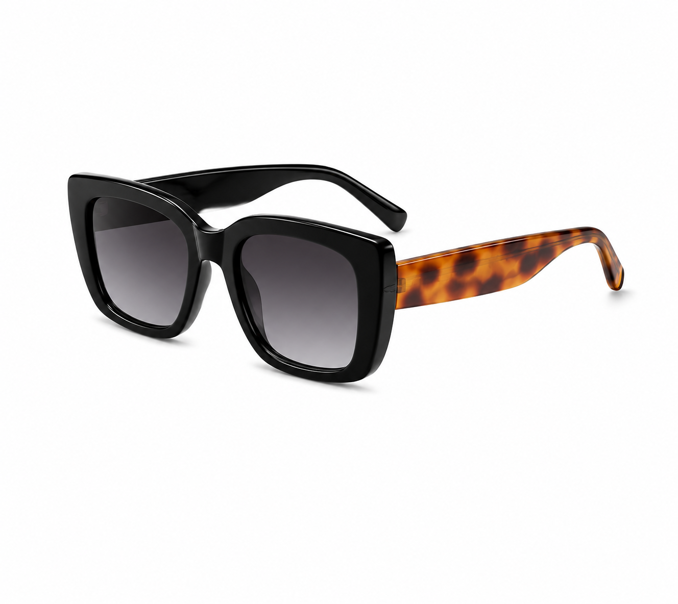 Carolina Lemke Berlin Eyewear - Adella Black, White, Flowers + Free Luxury Premium Case (CL9324-03)