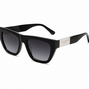 Carolina Lemke Berlin Eyewear - Danika Black, Shiny + Free Luxury Premium Case (CL9176-01)