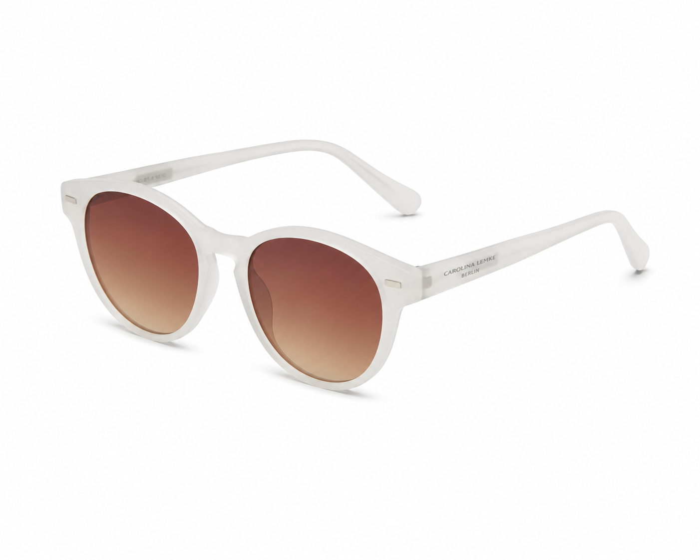 Carolina Lemke Berlin Eyewear - Pax Beige, Demi + Free Luxury Premium Case (CL9039-02)