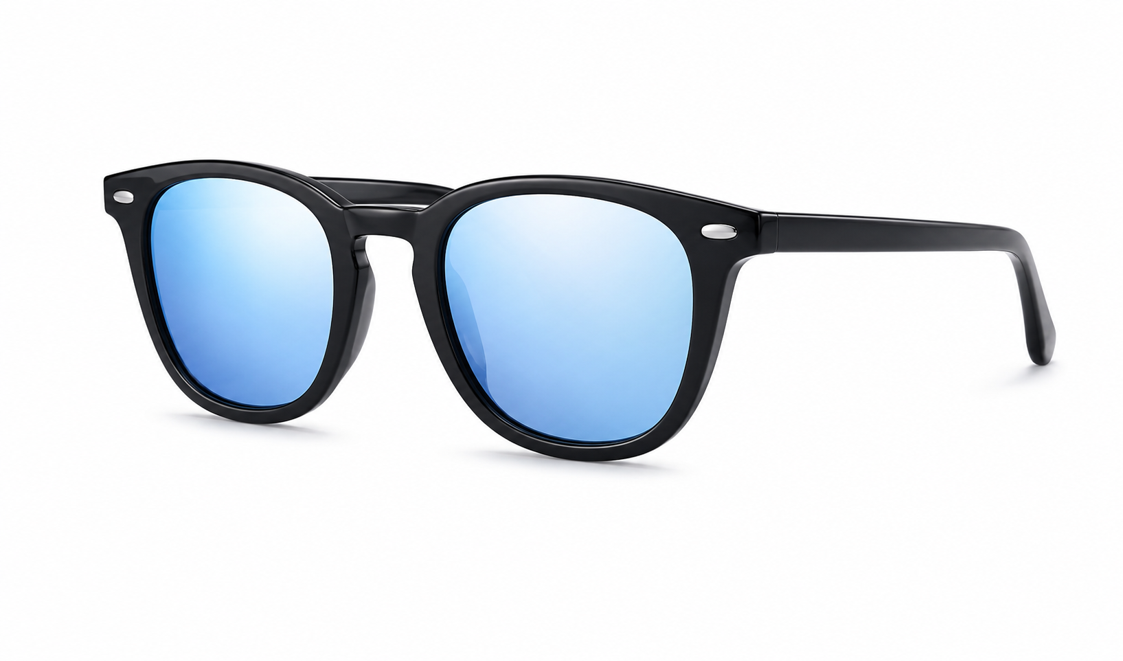 Carolina Lemke Berlin Eyewear - Stone Black, Shiny, Matte + Free Luxury Premium Case (CL9040-03)