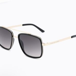 Carolina Lemke Berlin Eyewear - Kinsley Gold, Transparent, Shiny, Champagne, Light + Free Luxury Premium Case (CL3284-02)