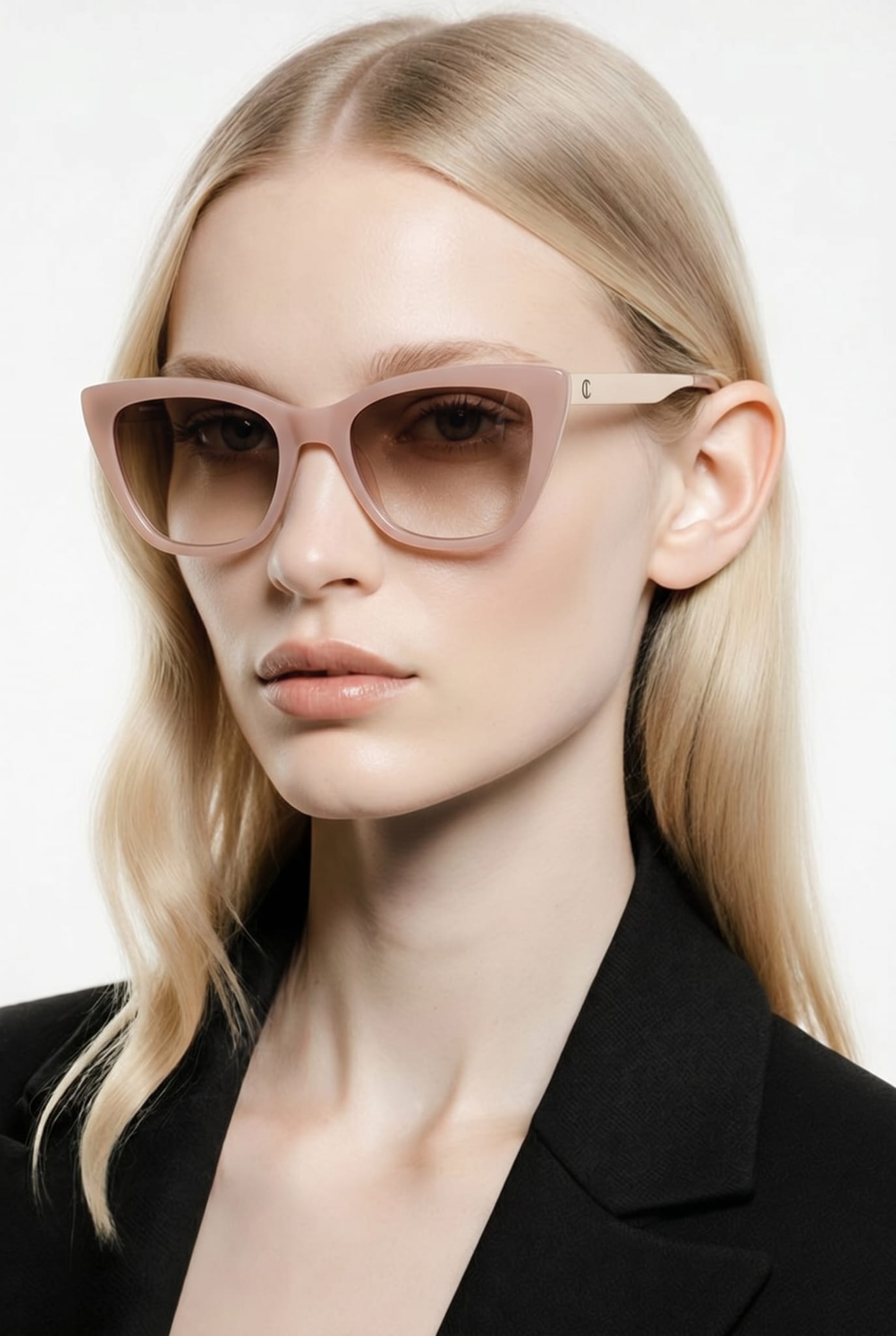 Carolina Lemke Berlin Eyewear - Tallya Brown, Milky, Light, Nude + Free Luxury Premium Case (CL9232-02) - Image 2
