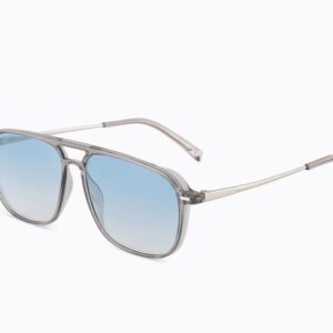Carolina Lemke Berlin Eyewear - Cameron Grey, Transparent, Light + Free Luxury Premium Case (CL3525-02)