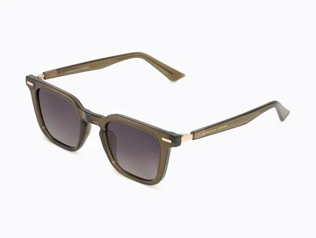 Carolina Lemke Berlin Eyewear - Jermi Olive + Free Luxury Premium Case (CL3420-02)