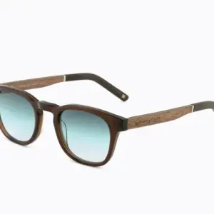 Carolina Lemke Berlin Eyewear - Sam Brown, Transparent, Dark, Mustard + Free Luxury Premium Case (CL9412-01)