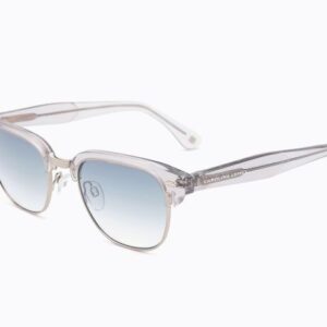 Carolina Lemke Berlin Eyewear - Navy Grey, Transparent, Light + Free Luxury Premium Case (CL9228-01)