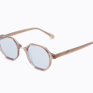 Carolina Lemke Berlin Eyewear - Cue Transparent, Champagne, Dark + Free Luxury Premium Case (CL9160-03)