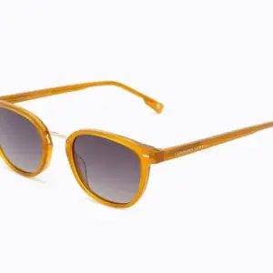 Carolina Lemke Berlin Eyewear - Dell Milky, Mustard + Free Luxury Premium Case (CL9162-04)