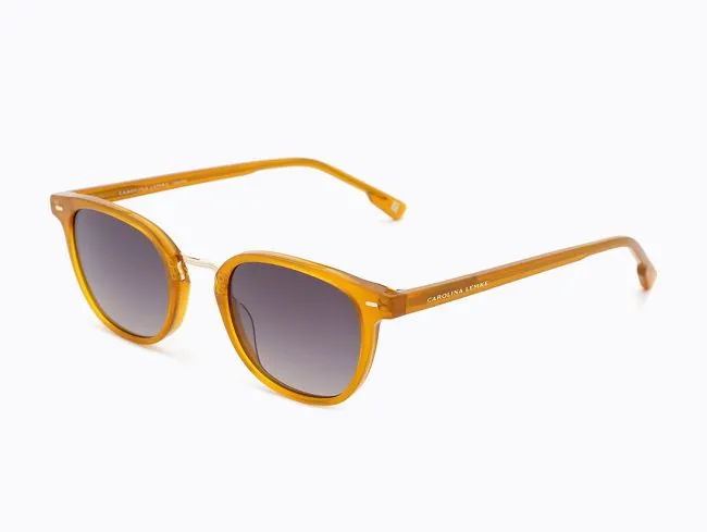 Carolina Lemke Berlin Eyewear - Dell Milky, Mustard + Free Luxury Premium Case (CL9162-04)