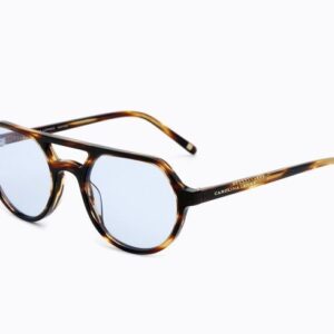 Carolina Lemke Berlin Eyewear - Calm Brown, Demi, Stripes + Free Luxury Premium Case (CL9152-02)