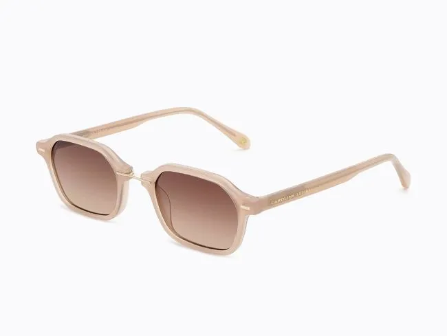 Carolina Lemke Berlin Eyewear - Dawn Brown, Milky , light + Free Luxury Premium Case (CL9161-03)